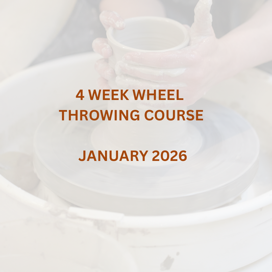 January 2026 4Weeks Wheel Throwing Beginner / improvers Course