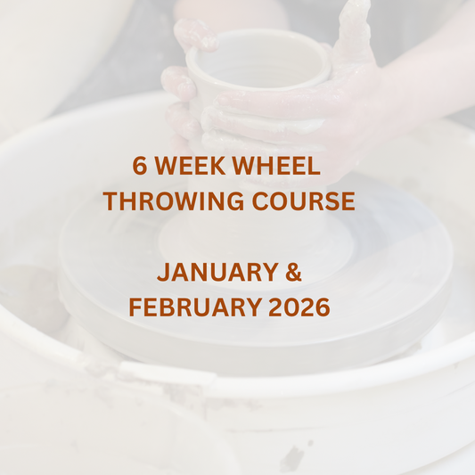 JANUARY /Feb 2026 6 Weeks Wheel Throwing Beginner / improvers Course