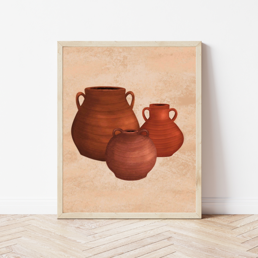 Terracotta Vase Illustration