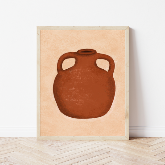 Terracotta Vase Illustration