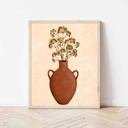 Terracotta Vase Illustration