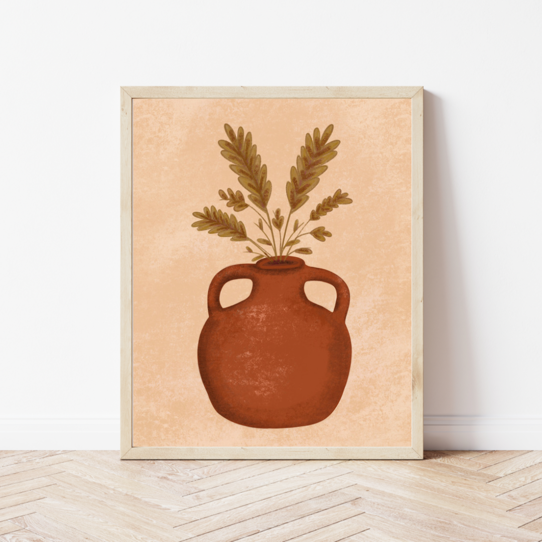 Terracotta Vase Illustration